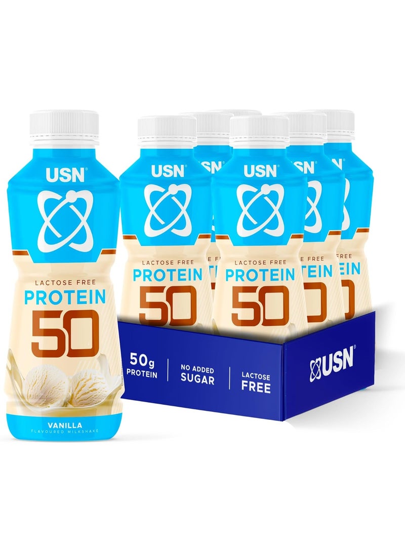 يو إس إن مشروب بروتين جاهز يو إس إن – 500 مل – فانيلا – عبوة 6 - Image 1